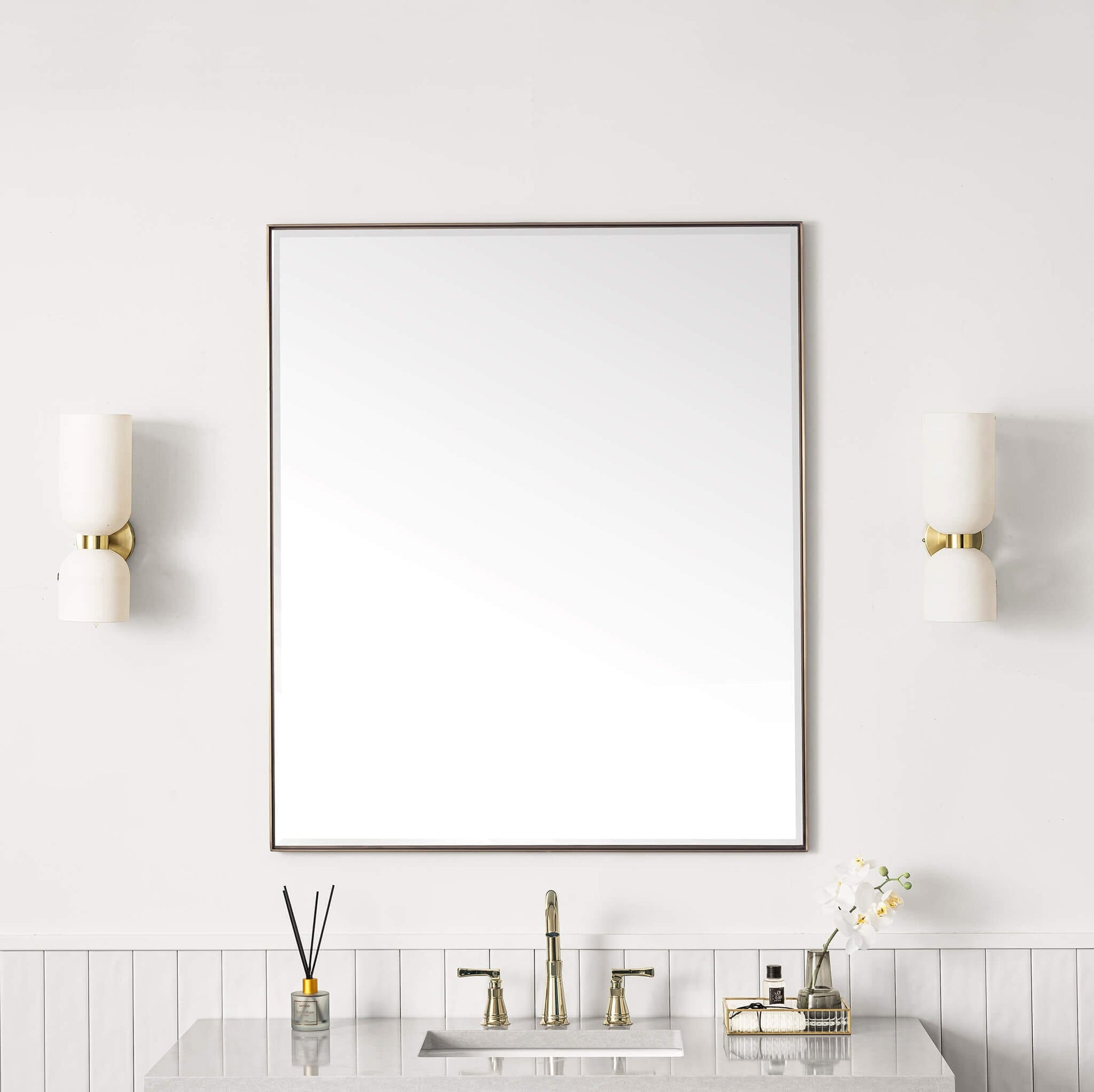 Sophisticated and Elegant Bathroom Mirror