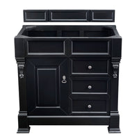 36" Brookfield Single Bathroom Vanity, Antique Black - vanitiesdepot.com
