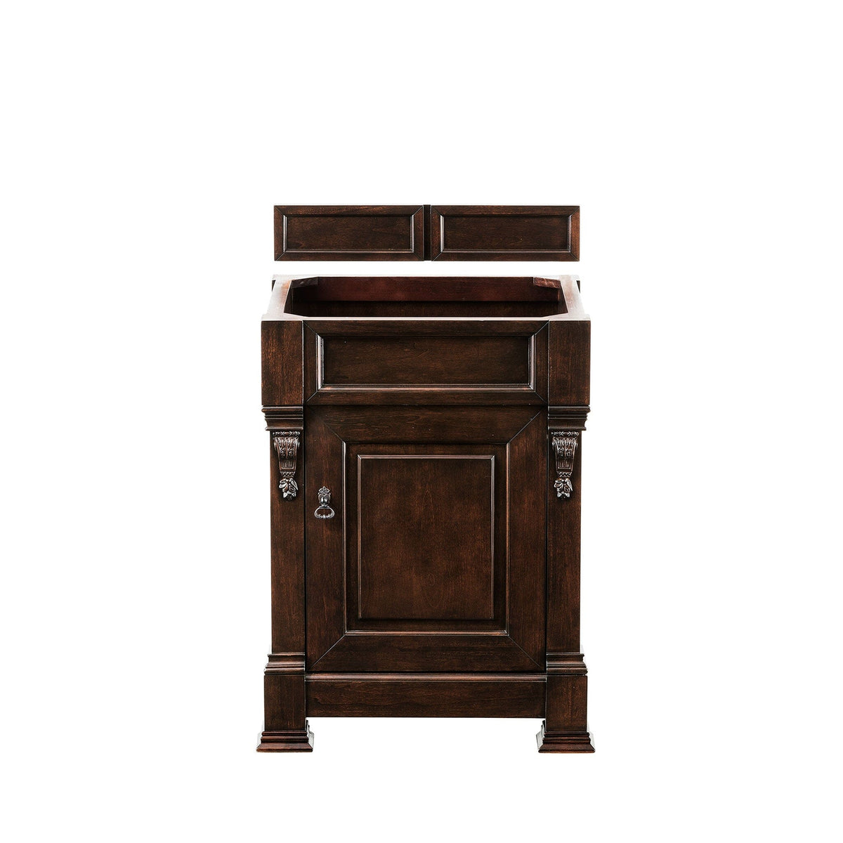 26" Brookfield Single Bathroom Vanity, Burnished Mahogany - vanitiesdepot.com