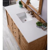 60" Savannah Single Bathroom Vanity, Driftwood - vanitiesdepot.com