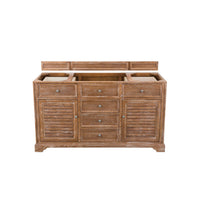 60" Savannah Single Bathroom Vanity, Driftwood - vanitiesdepot.com