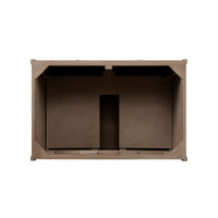 36" Chicago Single Bathroom Vanity, Whitewashed Walnut - vanitiesdepot.com