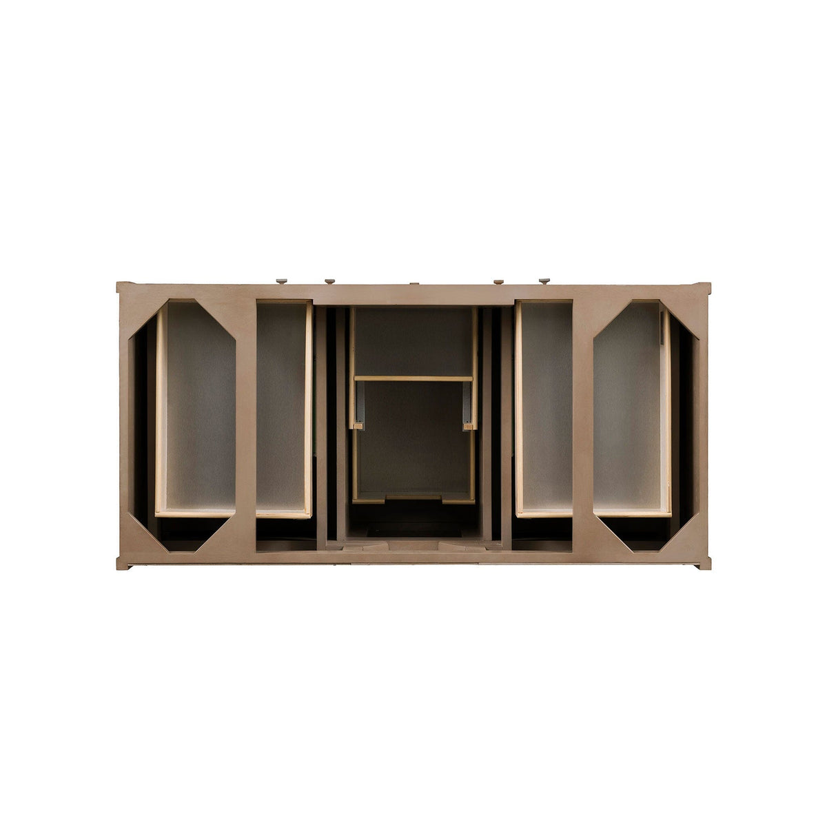 48" Chicago Single Bathroom Vanity, Whitewashed Walnut - vanitiesdepot.com