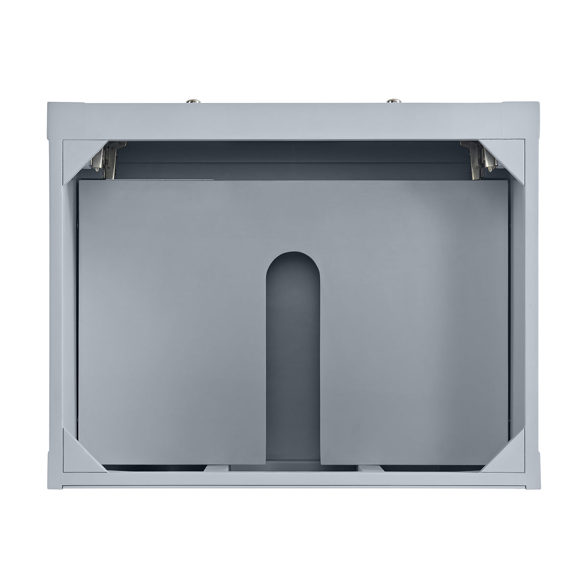 30" Breckenridge Single Vanity, Serenity Blue with White Zeus Top