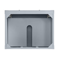 30" Breckenridge Single Vanity, Serenity Blue with White Zeus Top