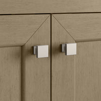 60" Chicago Double Vanity, Walnut Whisper