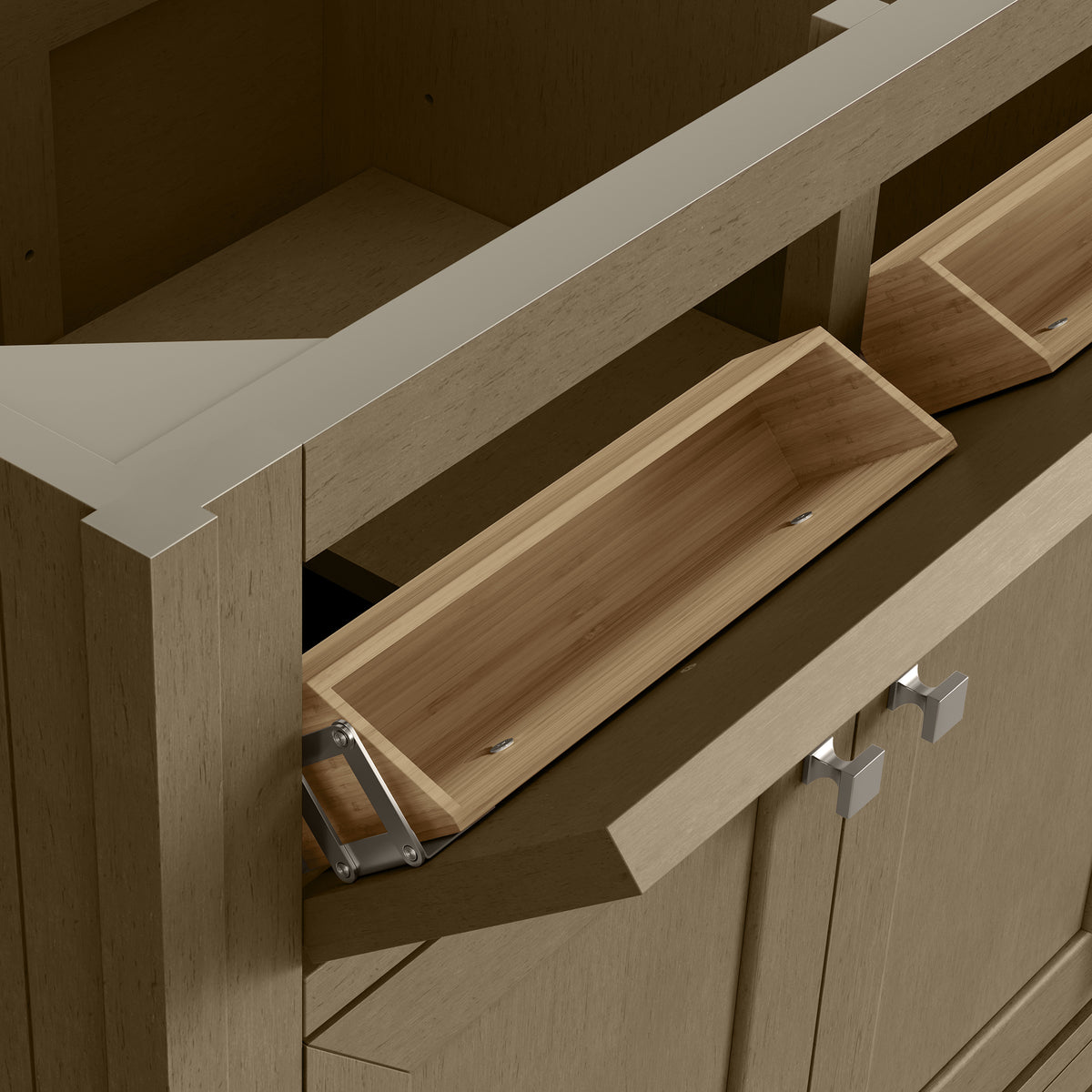 30" Chicago Single Vanity, Walnut Whisper