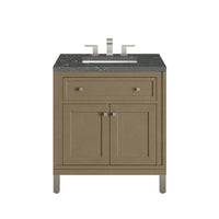 30" Chicago Single Vanity, Walnut Whisper with Lime Delight Top
