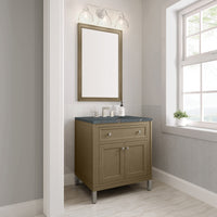 30" Chicago Single Vanity, Walnut Whisper with Lime Delight Top