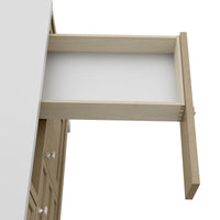 48" Chicago Single Vanity, Walnut Whisper with Eternal Jasmine Pearl Top