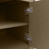 48" Chicago Single Vanity, Walnut Whisper with Eternal Jasmine Pearl Top