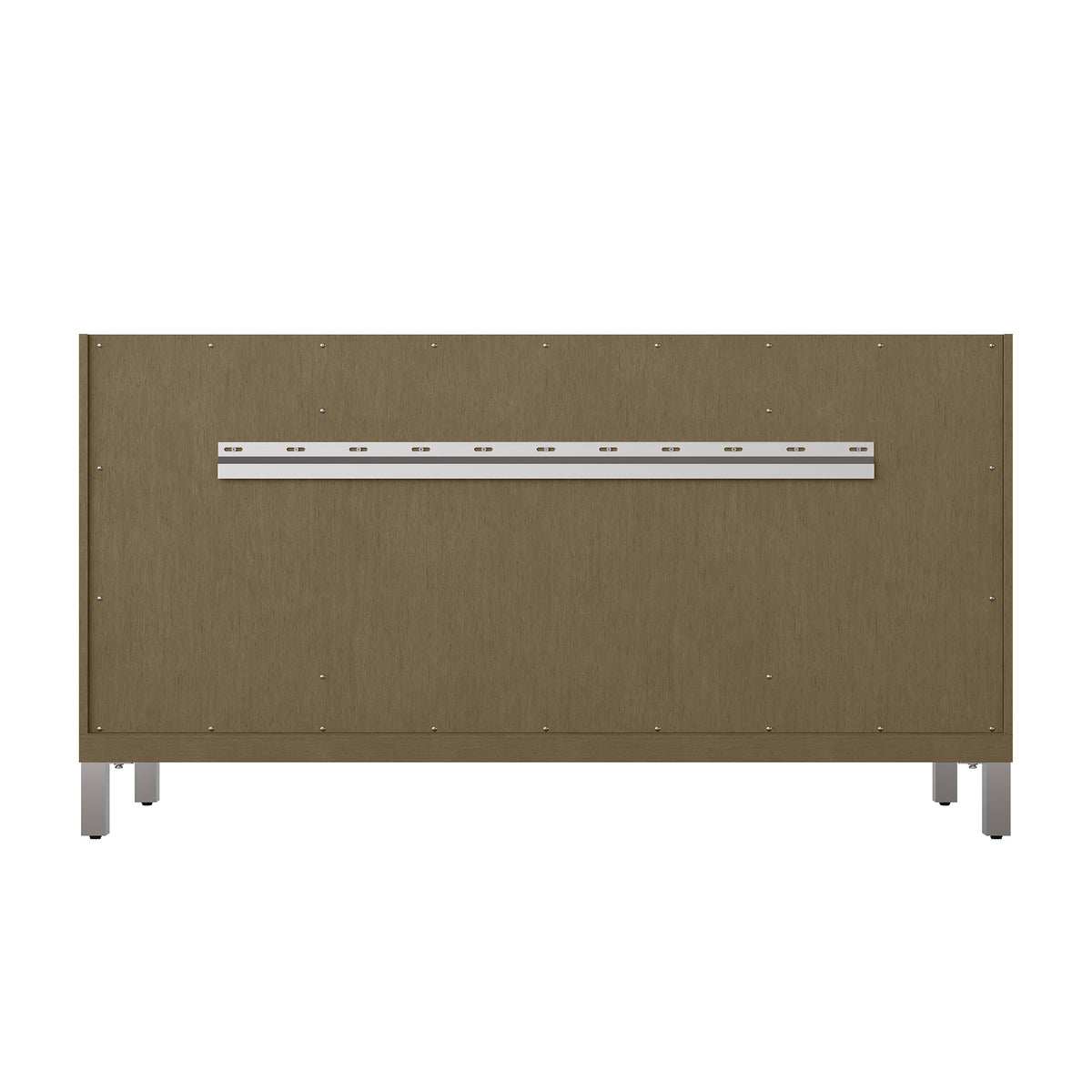 60" Chicago Double Vanity, Walnut Whisper