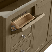 60" Chicago Double Vanity, Walnut Whisper