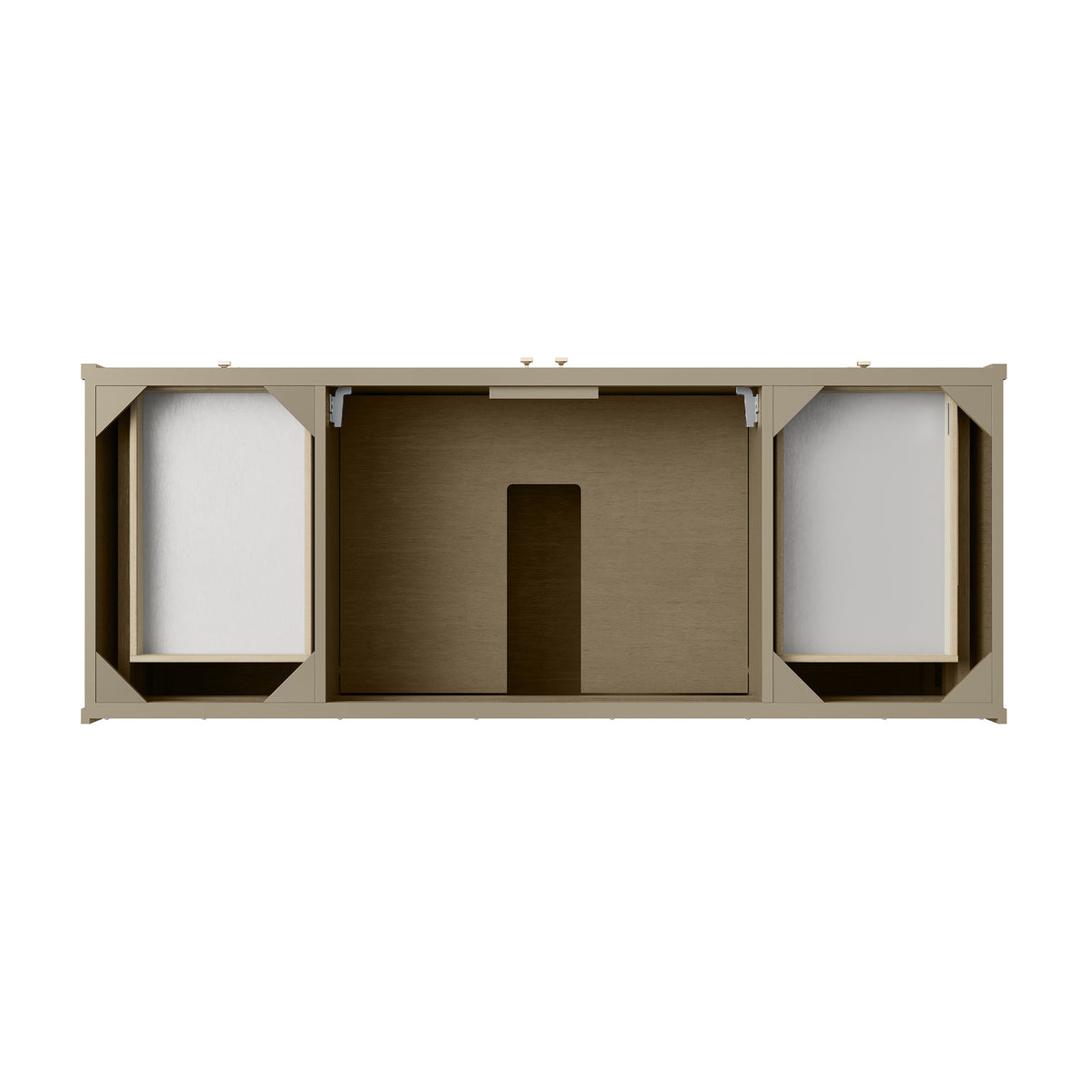 60" Chicago Single Vanity, Walnut Whisper