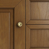 72" Brookfield Double Vanity, Honey Oak with Carrara White Marble Top