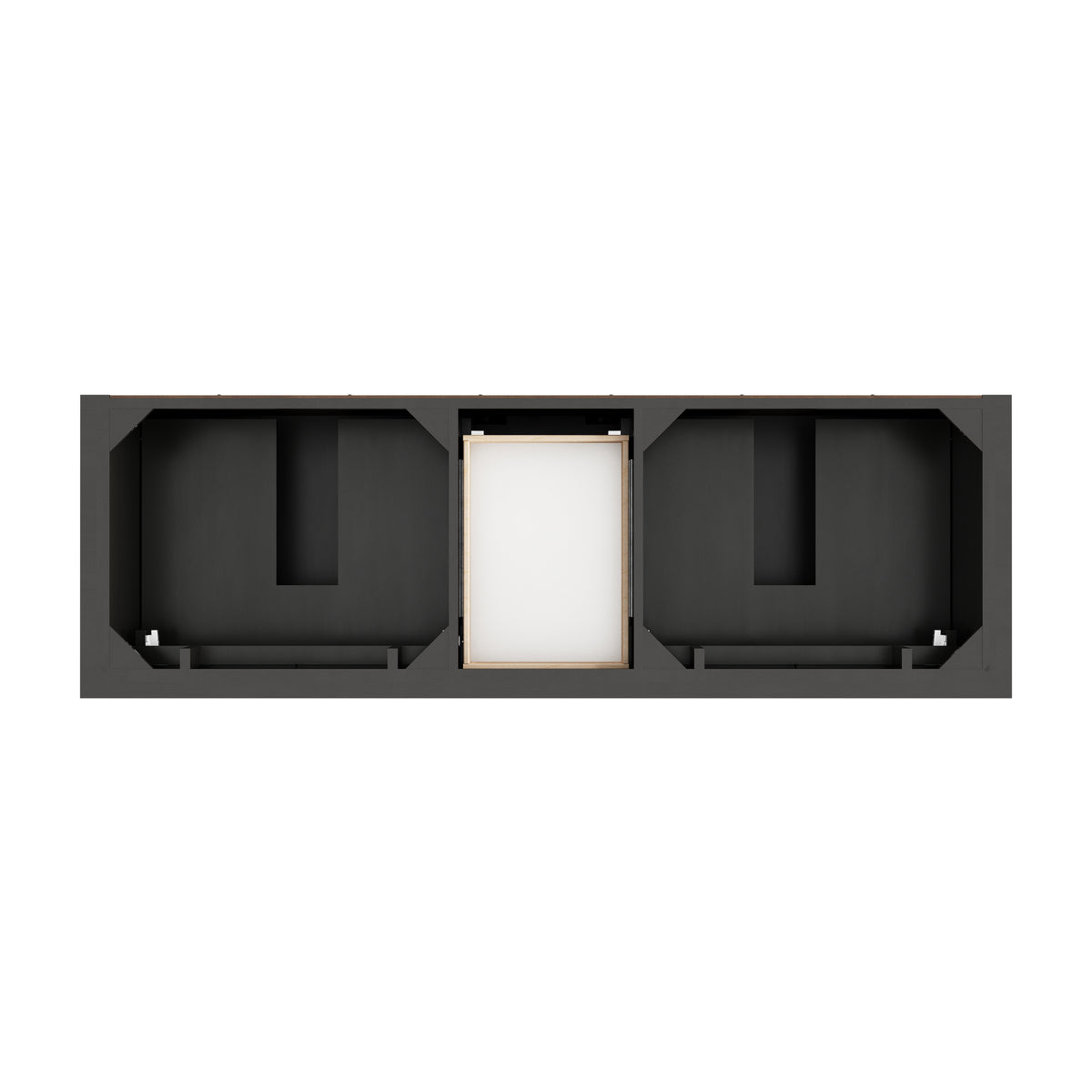 Brookfield 72" Double Vanity, Black Onyx