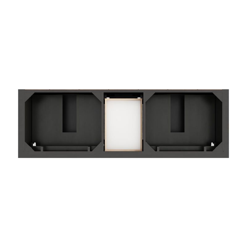 Brookfield 72" Double Vanity, Black Onyx