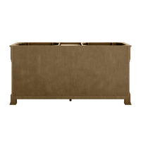 72" Brookfield Double Vanity, Honey Oak with Eternal Jasmine Pearl