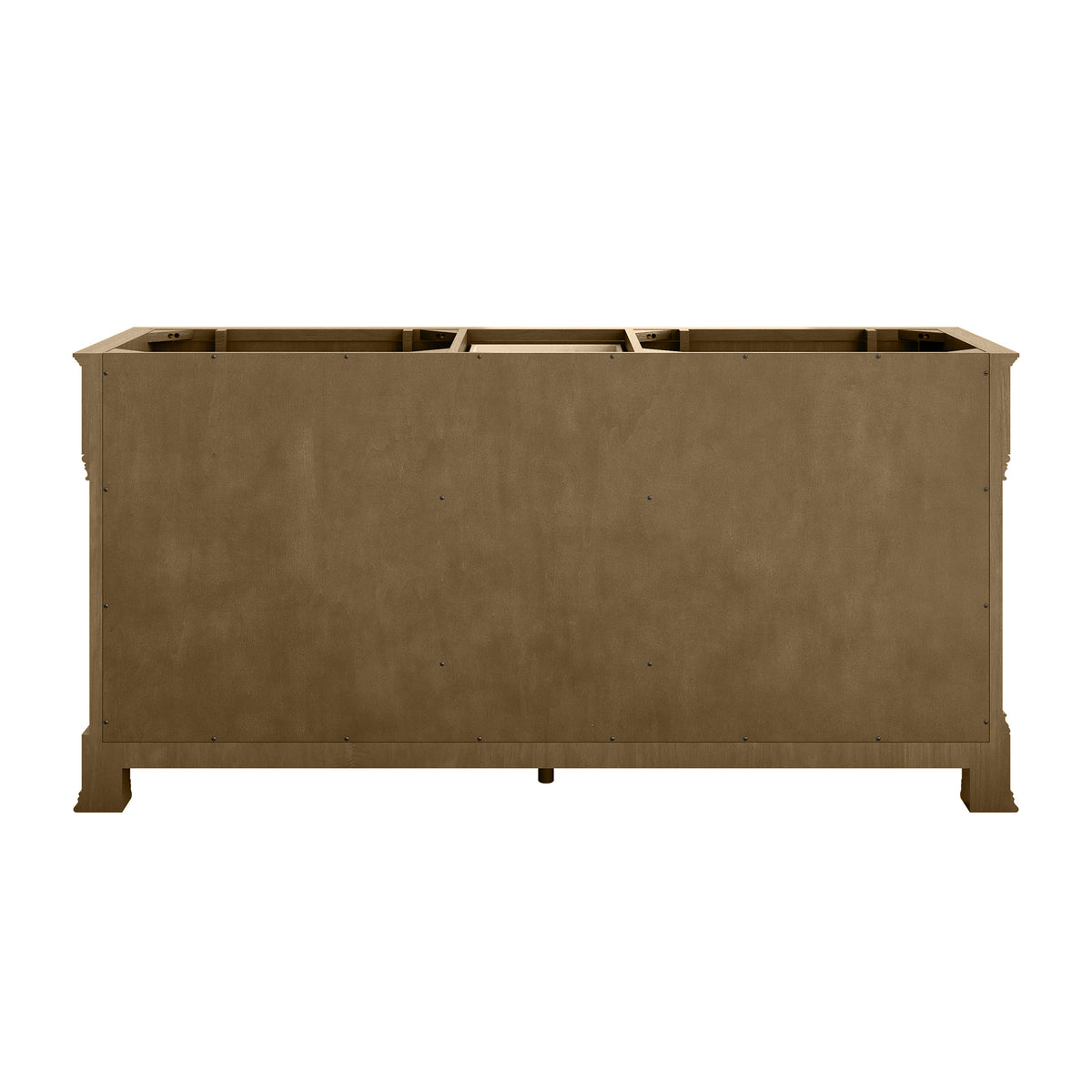 72" Brookfield Double Vanity, Pecan with Victorian Silver Top