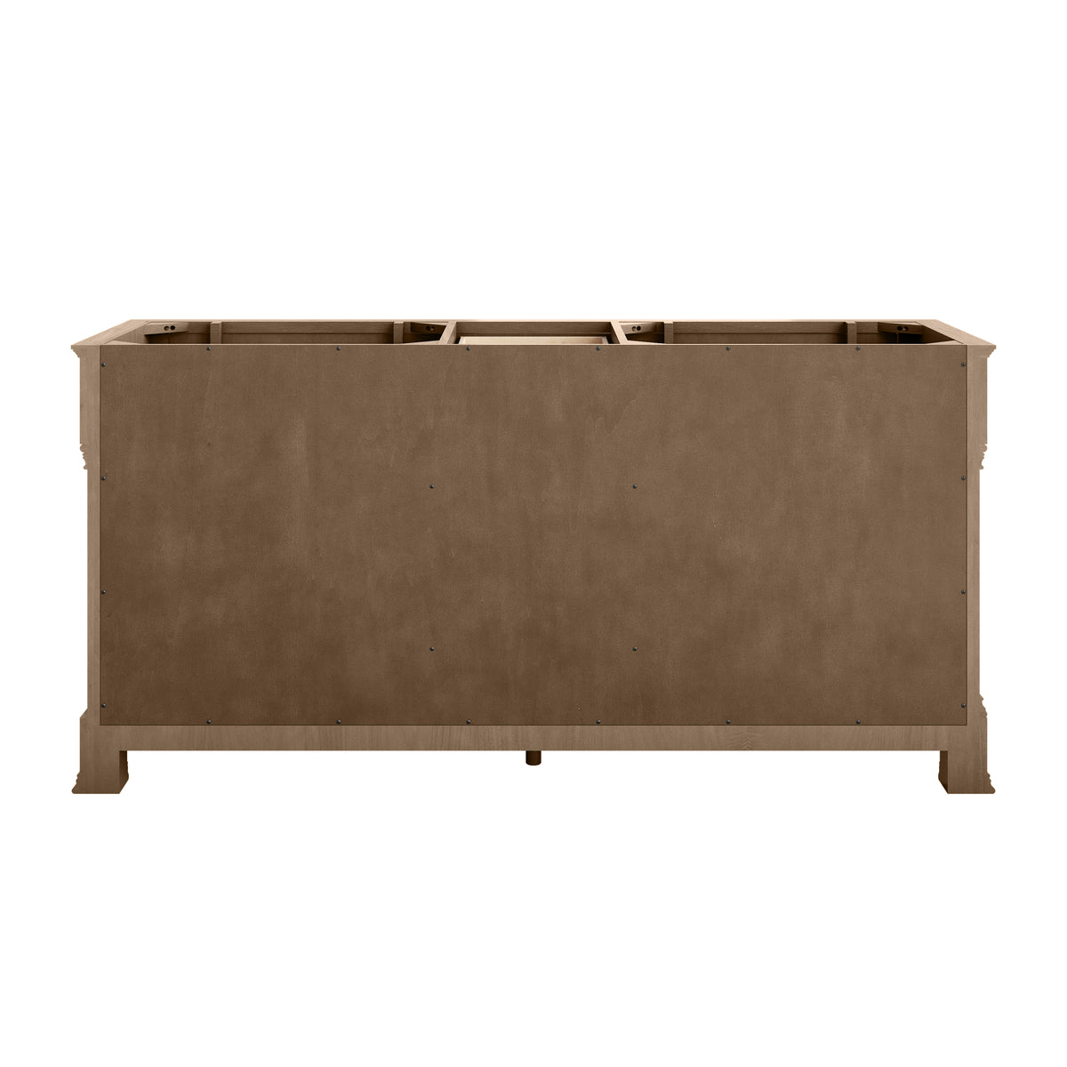 72" Brookfield Double Vanity, Pecan with Victorian Silver Top