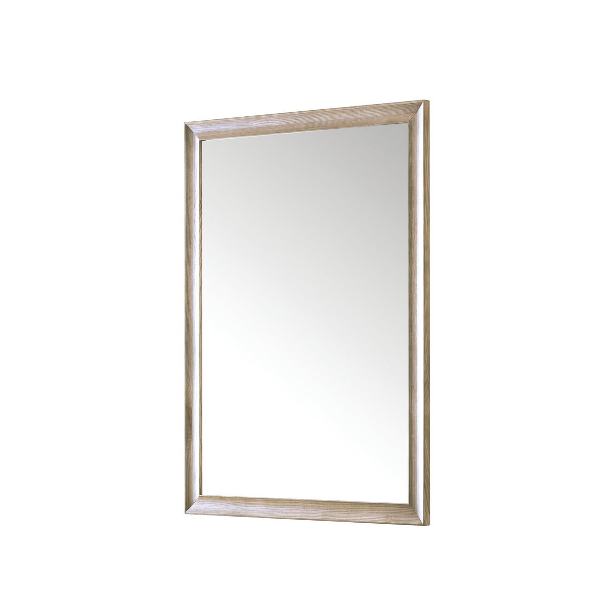 30" Glenbrooke Mirror, Whitewashed Oak