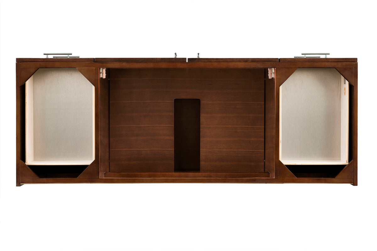 60" Metropolitan Single Bathroom Vanity, American Walnut