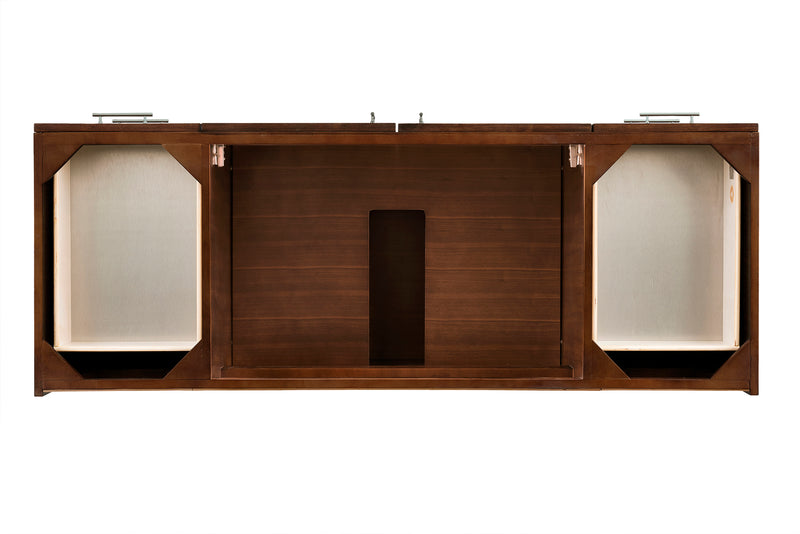 60" Metropolitan Single Bathroom Vanity, American Walnut