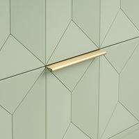 36" Emmeline Single Vanity, Pistachio with Charcoal Soapstone Top