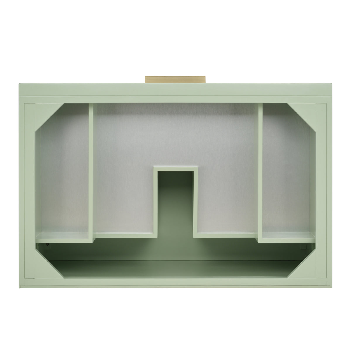 36" Emmeline Single Vanity, Pistachio with Charcoal Soapstone Top