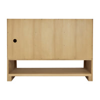 48" Solene Single Vanity, Seaside Oak with Eternal Marfil Top