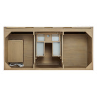 48" Solene Single Vanity, Seaside Oak with Eternal Marfil Top