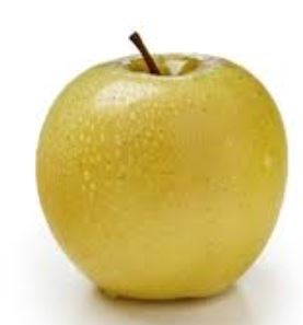 Apple with Yellow Skin