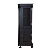 Brookfield Linen Cabinet, Antique Black