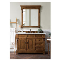48" Brookfield Single Bathroom Vanity, Country Oak - vanitiesdepot.com