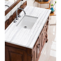 48" Brookfield Single Bathroom Vanity, Warm Cherry - vanitiesdepot.com