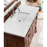 48" Brookfield Single Bathroom Vanity, Warm Cherry - vanitiesdepot.com