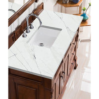 48" Brookfield Single Bathroom Vanity, Warm Cherry - vanitiesdepot.com
