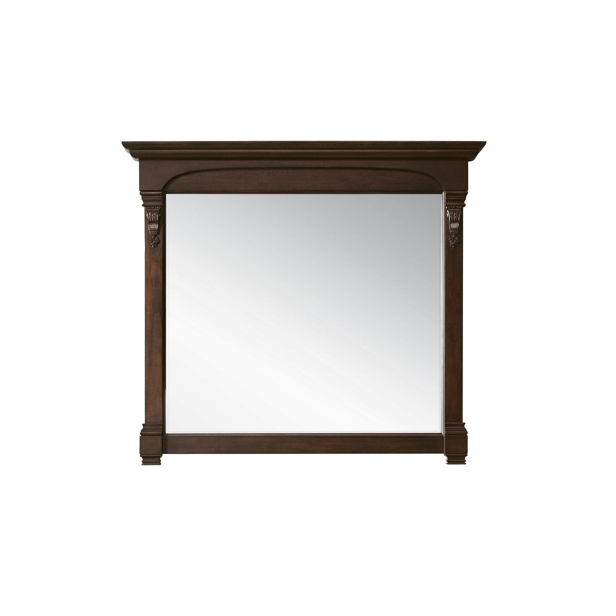 47.25" Brookfield Mirror, Burnished Mahogany - vanitiesdepot.com