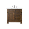 36" Brookfield Single Bathroom Vanity, Country Oak - vanitiesdepot.com