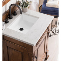 26" Brookfield Single Bathroom Vanity, Country Oak - vanitiesdepot.com