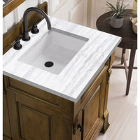 26" Brookfield Single Bathroom Vanity, Country Oak - vanitiesdepot.com