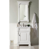 26" Brookfield Single Bathroom Vanity, Bright White