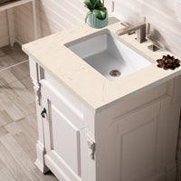 26" Brookfield Single Bathroom Vanity, Bright White
