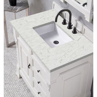 36" Brookfield Single Bathroom Vanity, Bright White