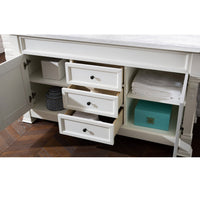 60" Brookfield Single Bathroom Vanity, Bright White - vanitiesdepot.com