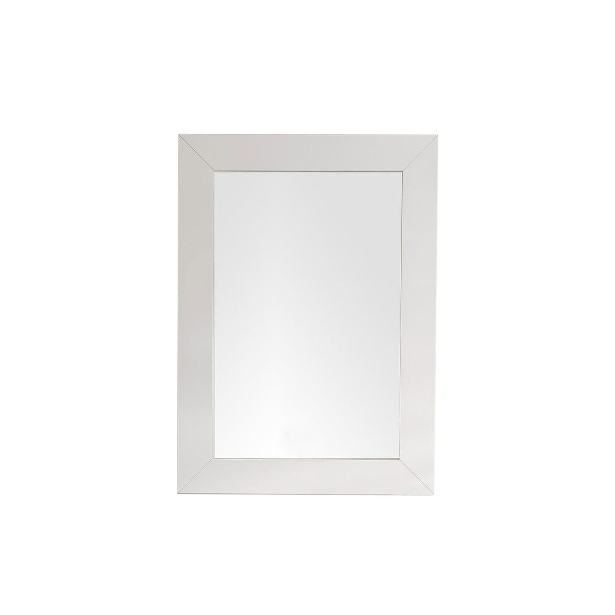 29" Weston Rectangular Mirror, Bright White