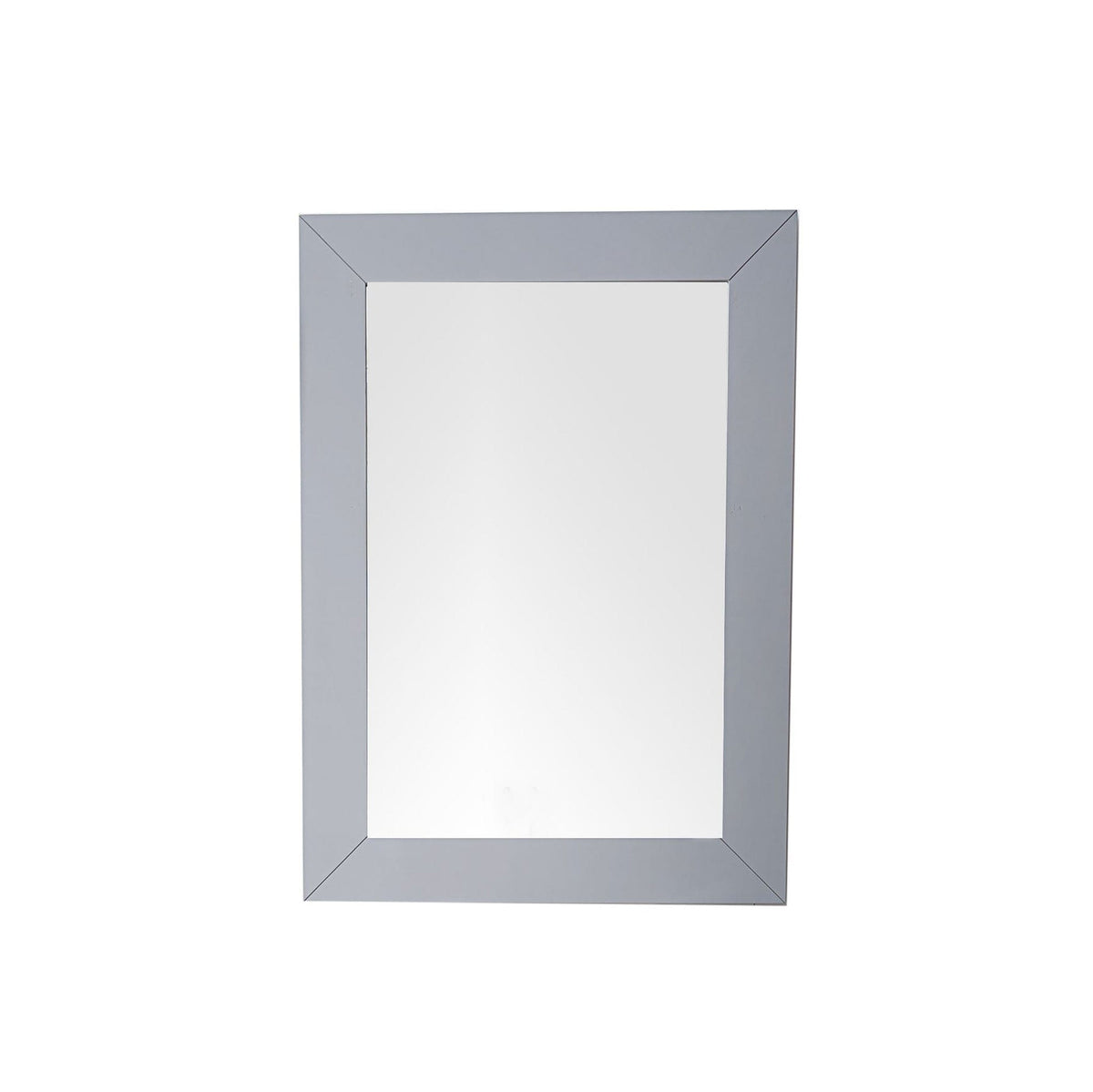 29" Weston Rectangular Mirror, Silver Gray