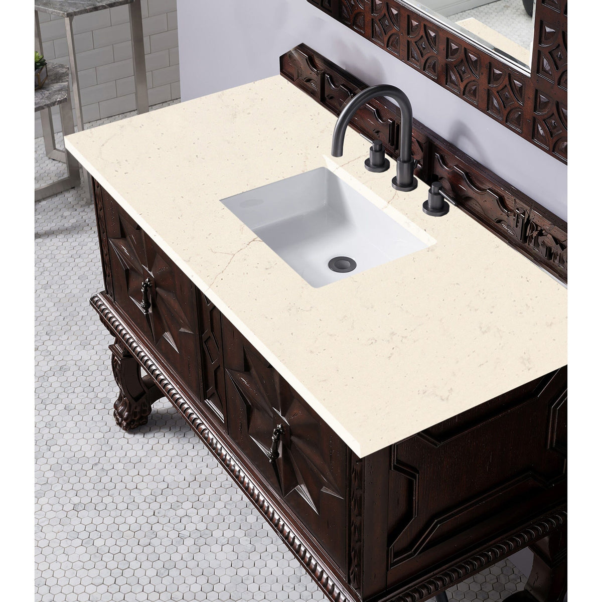 48" Balmoral Single Sink Bathroom Vanity - vanitiesdepot.com