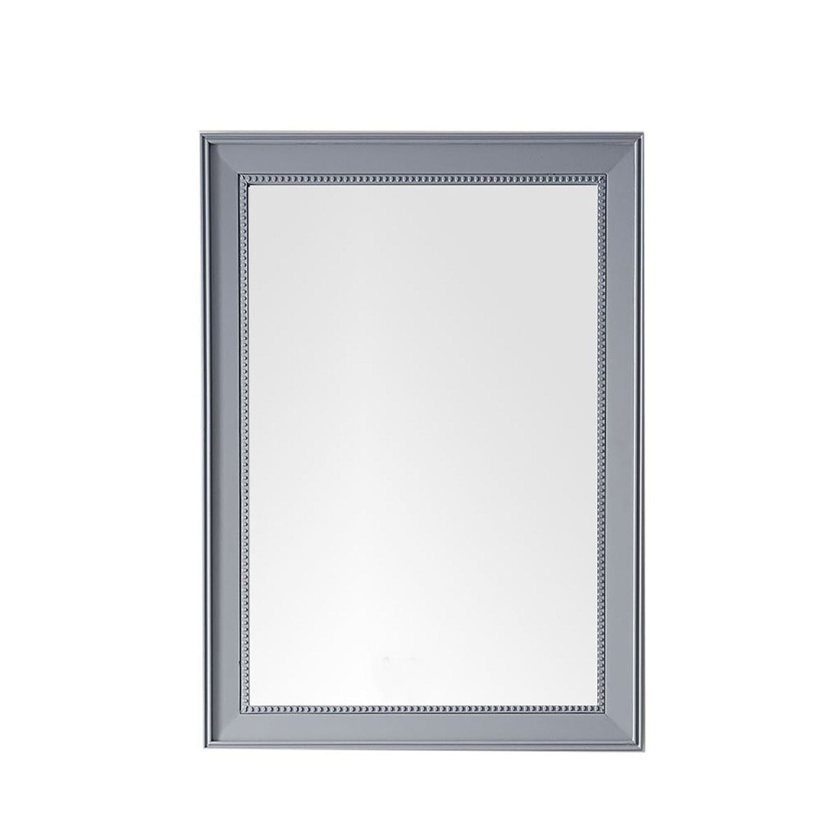 29" Bristol Rectangular Mirror, Silver Gray