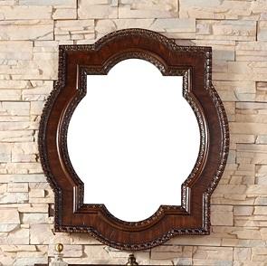 Castilian 35" Mirror, Aged Cognac - vanitiesdepot.com